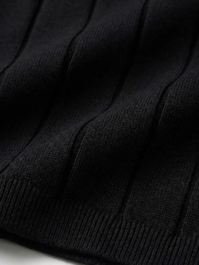 Vertical Ribbed Polo