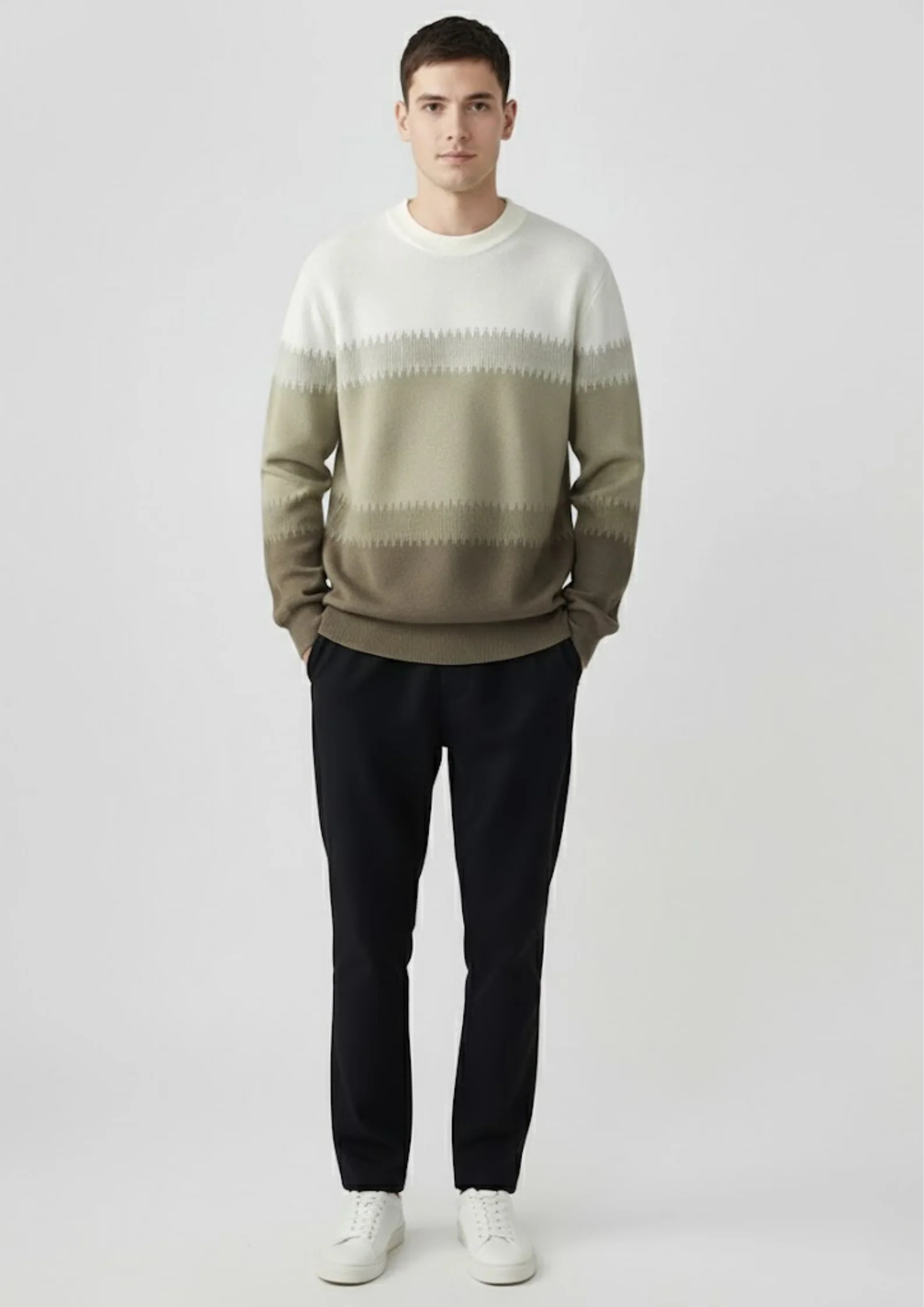 Nordic Gradient Sweater