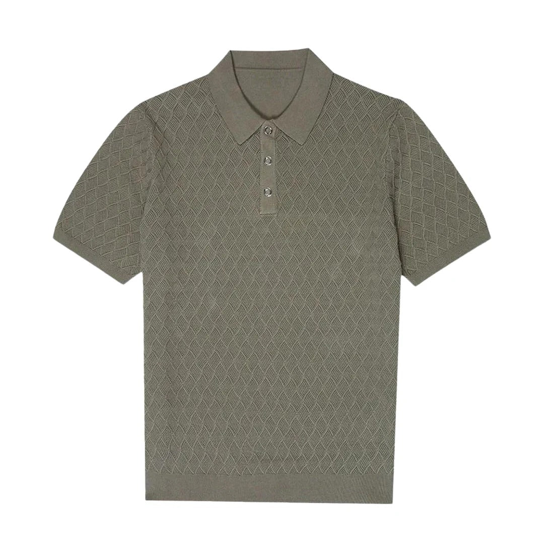 Textured Diamond Polo