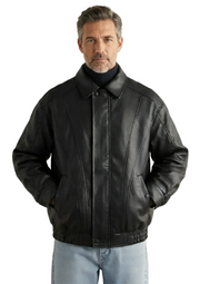 Cropped Leather Jacket
