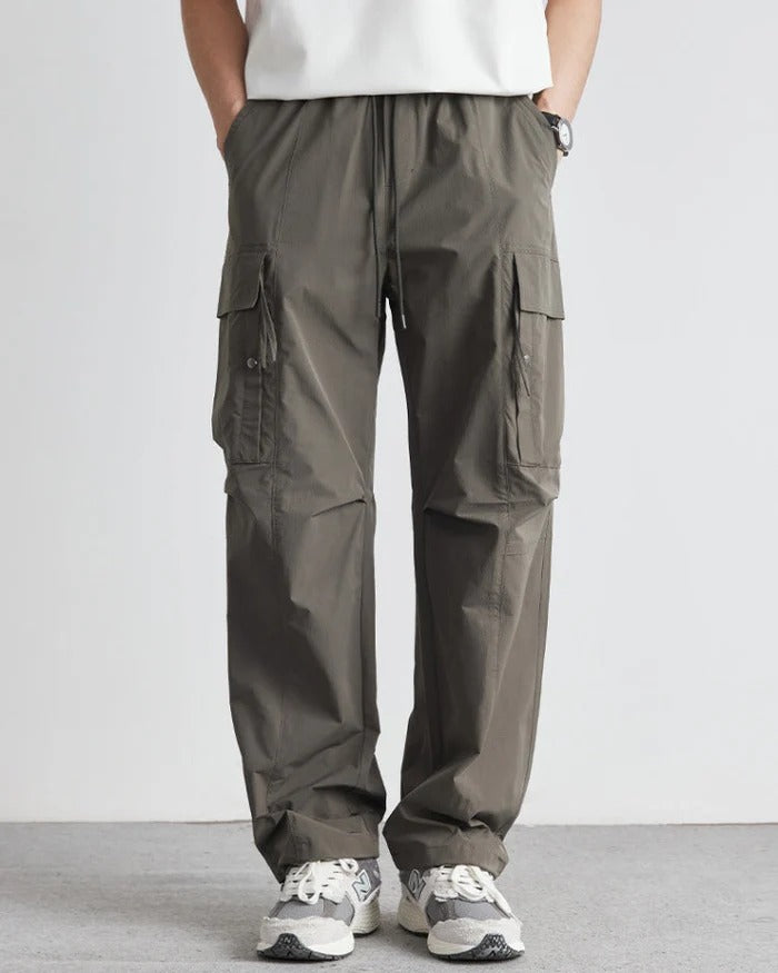 Tate Cargo Straight-Fit Pants
