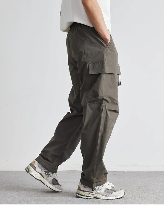 Tate Cargo Straight-Fit Pants