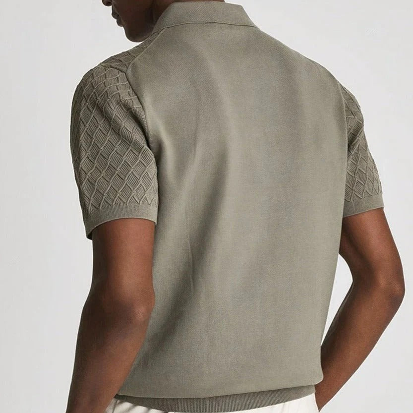 Textured Diamond Polo