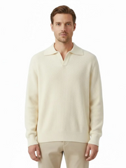 Polygonal polo shirt