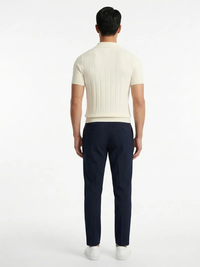 Vertical Ribbed Polo