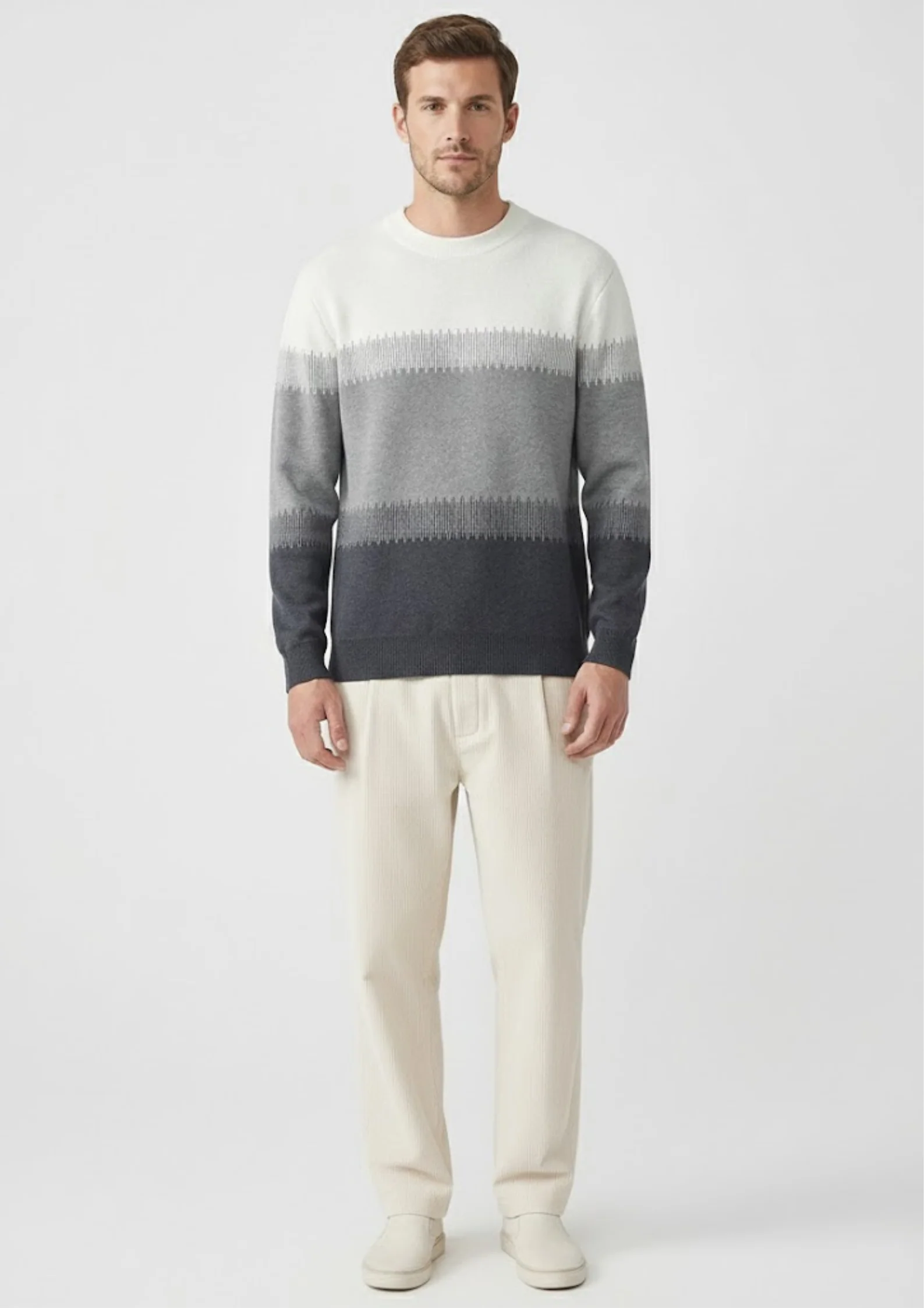 Nordic Gradient Sweater