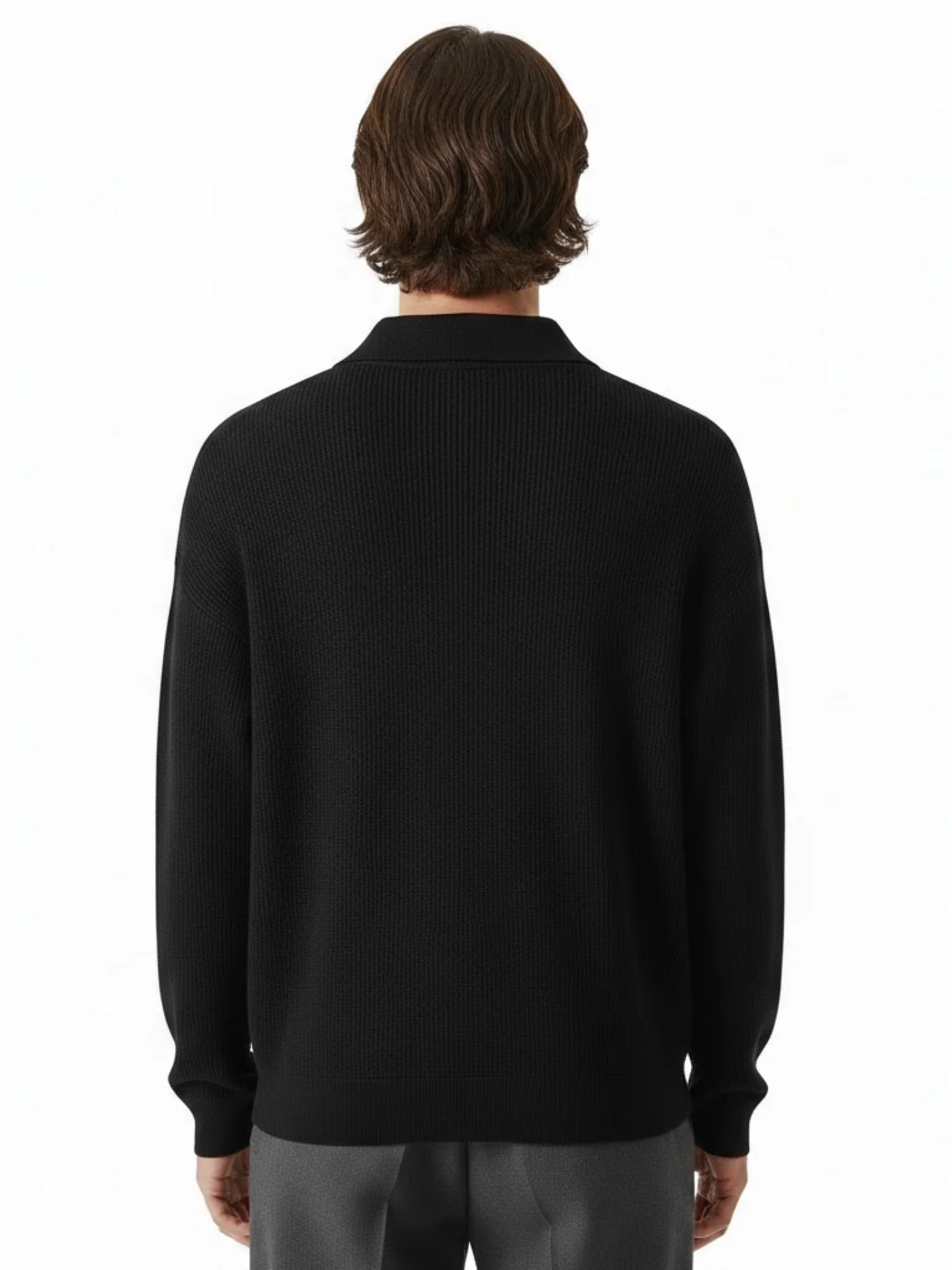 Polygonal polo shirt