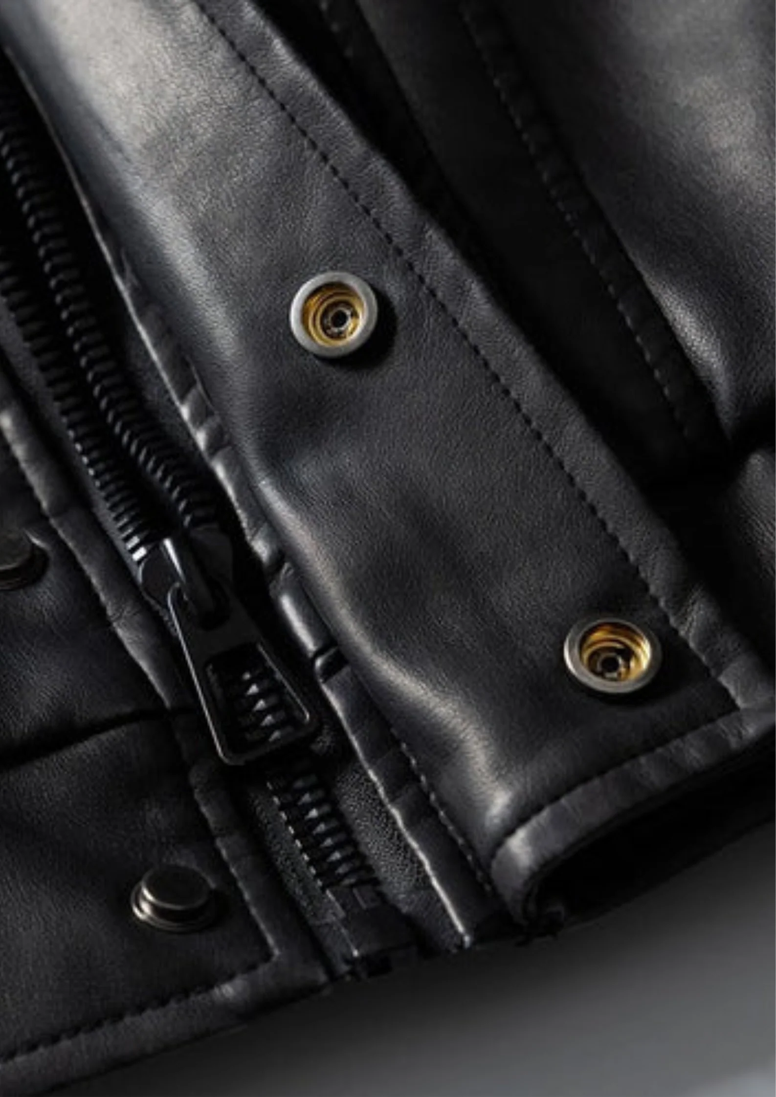 Cropped Leather Jacket